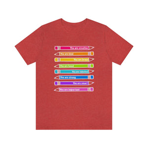Mantra Pencils: Unisex Jersey Short Sleeve Tee