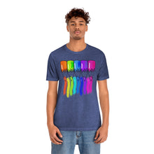 Load image into Gallery viewer, Rainbow Color Pencils: Unisex Jersey Short Sleeve Tee
