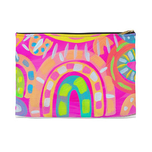 Pink Rainbows Accessory Pouch