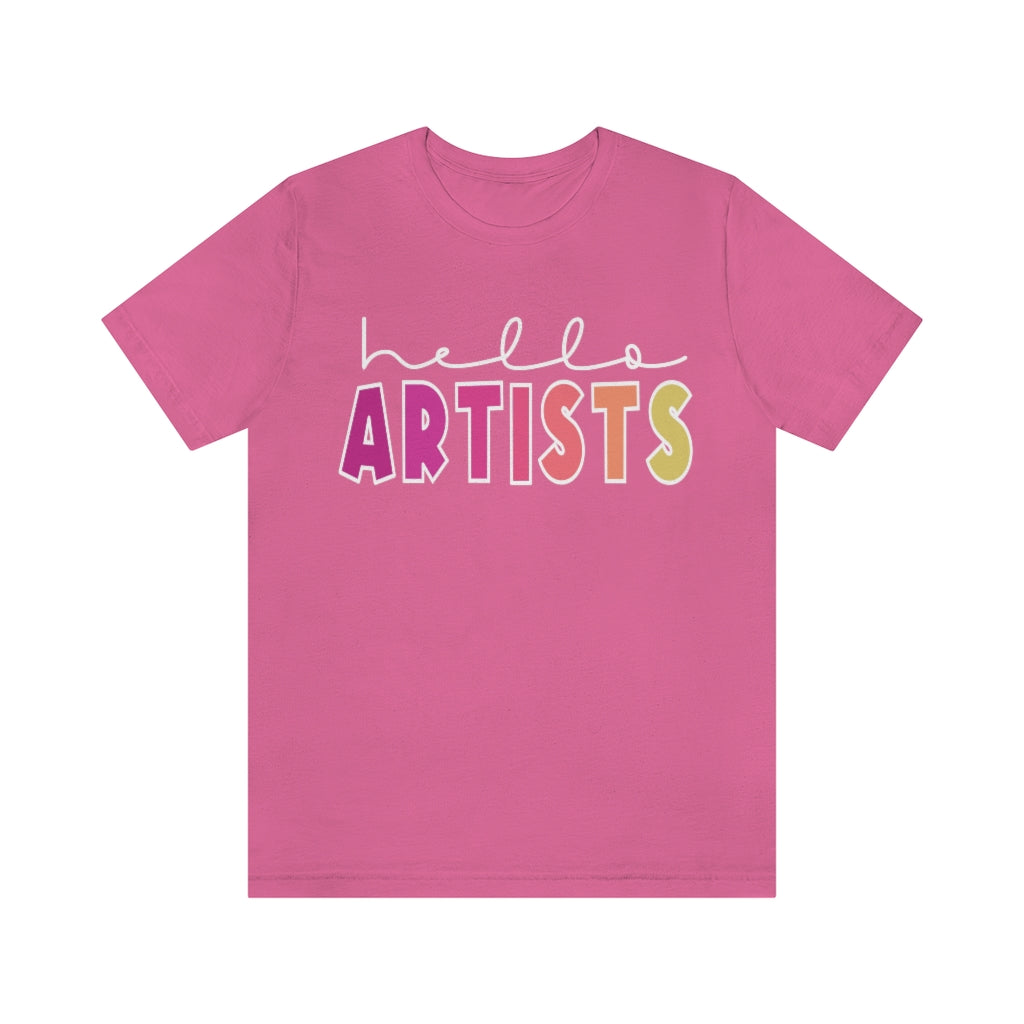 HELLO Artists: Unisex Jersey Short Sleeve Tee