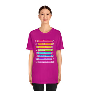 Mantra Pencils: Unisex Jersey Short Sleeve Tee