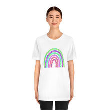Load image into Gallery viewer, Neon Rainbow: Unisex Jersey Short Sleeve Tee
