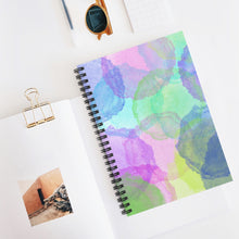 Load image into Gallery viewer, Watercolor Bursts Spiral Notebook - Ruled Line
