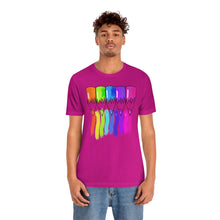 Load image into Gallery viewer, Rainbow Color Pencils: Unisex Jersey Short Sleeve Tee
