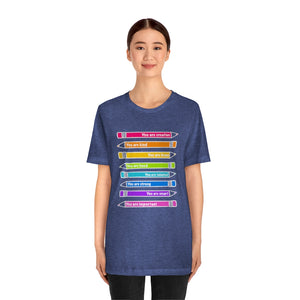 Mantra Pencils: Unisex Jersey Short Sleeve Tee