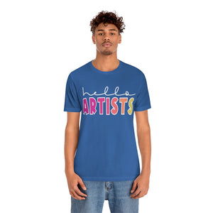 HELLO Artists: Unisex Jersey Short Sleeve Tee