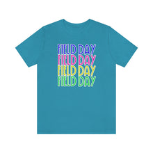 Load image into Gallery viewer, Field Day x4! Unisex Jersey Short Sleeve Tee

