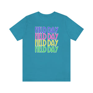 Field Day x4! Unisex Jersey Short Sleeve Tee