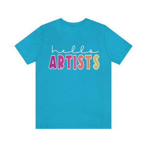 HELLO Artists: Unisex Jersey Short Sleeve Tee
