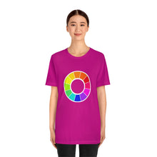 Load image into Gallery viewer, Color Wheel: Unisex Jersey Short Sleeve Tee

