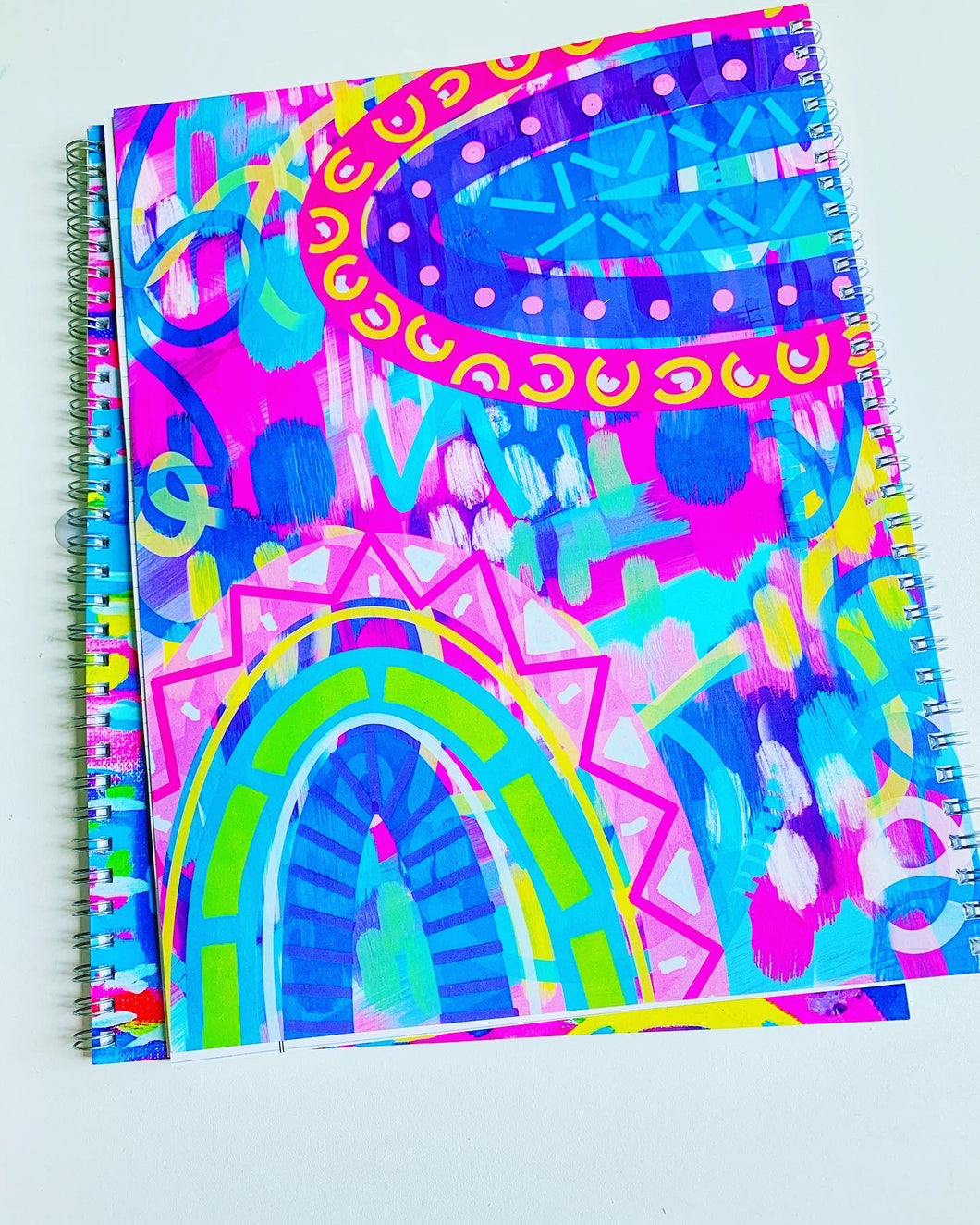 Bright Rainbow Spiral Notebook