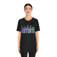 Load image into Gallery viewer, Blues HELLO Artists: Unisex Jersey Short Sleeve Tee
