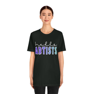 Blues HELLO Artists: Unisex Jersey Short Sleeve Tee