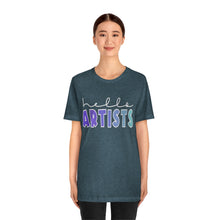 Load image into Gallery viewer, Blues HELLO Artists: Unisex Jersey Short Sleeve Tee
