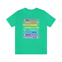 Load image into Gallery viewer, Mantra Pencils: Unisex Jersey Short Sleeve Tee
