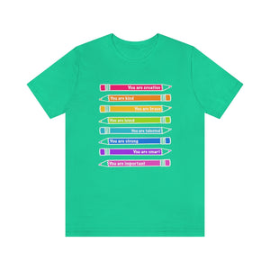 Mantra Pencils: Unisex Jersey Short Sleeve Tee