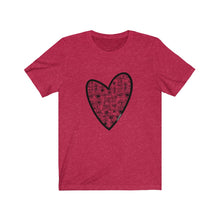 Load image into Gallery viewer, Camera Heart: Unisex Jersey Short Sleeve Tee
