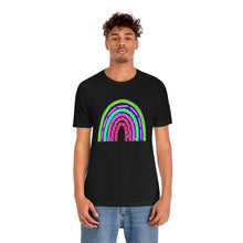 Load image into Gallery viewer, Neon Rainbow: Unisex Jersey Short Sleeve Tee
