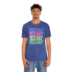Field Day x4! Unisex Jersey Short Sleeve Tee