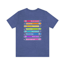 Load image into Gallery viewer, Mantra Pencils: Unisex Jersey Short Sleeve Tee
