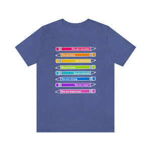 Mantra Pencils: Unisex Jersey Short Sleeve Tee