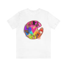 Load image into Gallery viewer, Color Wheel Hands: Unisex Jersey Short Sleeve Tee
