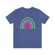 Load image into Gallery viewer, Neon Rainbow: Unisex Jersey Short Sleeve Tee
