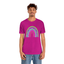 Load image into Gallery viewer, Neon Rainbow: Unisex Jersey Short Sleeve Tee
