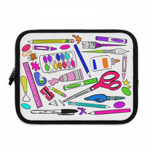Load image into Gallery viewer, Art Supplies Laptop Sleeve
