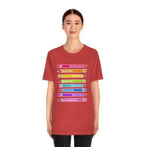 Mantra Pencils: Unisex Jersey Short Sleeve Tee