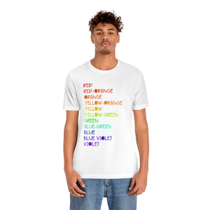 Colors: Unisex Jersey Short Sleeve Tee