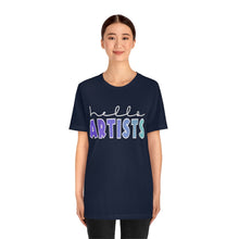 Load image into Gallery viewer, Blues HELLO Artists: Unisex Jersey Short Sleeve Tee
