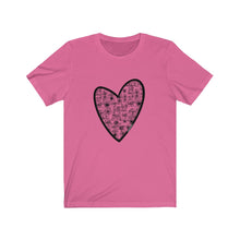 Load image into Gallery viewer, Camera Heart: Unisex Jersey Short Sleeve Tee
