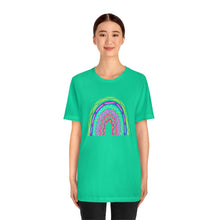 Load image into Gallery viewer, Neon Rainbow: Unisex Jersey Short Sleeve Tee
