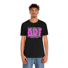 Load image into Gallery viewer, Art Career Pink Unisex Jersey Short Sleeve Tee

