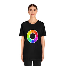 Load image into Gallery viewer, Color Wheel: Unisex Jersey Short Sleeve Tee
