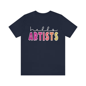 HELLO Artists: Unisex Jersey Short Sleeve Tee
