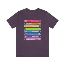 Load image into Gallery viewer, Mantra Pencils: Unisex Jersey Short Sleeve Tee
