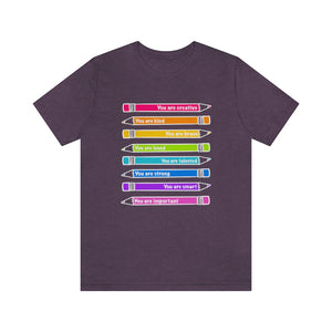 Mantra Pencils: Unisex Jersey Short Sleeve Tee
