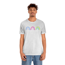 Load image into Gallery viewer, Difference Maker Watercolor Rainbow Unisex Jersey Short Sleeve Tee
