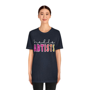 HELLO Artists: Unisex Jersey Short Sleeve Tee