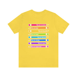Mantra Pencils: Unisex Jersey Short Sleeve Tee