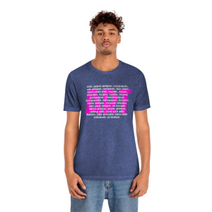 Art Career Pink Unisex Jersey Short Sleeve Tee