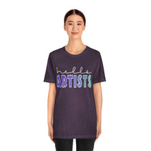 Load image into Gallery viewer, Blues HELLO Artists: Unisex Jersey Short Sleeve Tee
