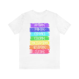 Colorful Painting: Unisex Jersey Short Sleeve Tee