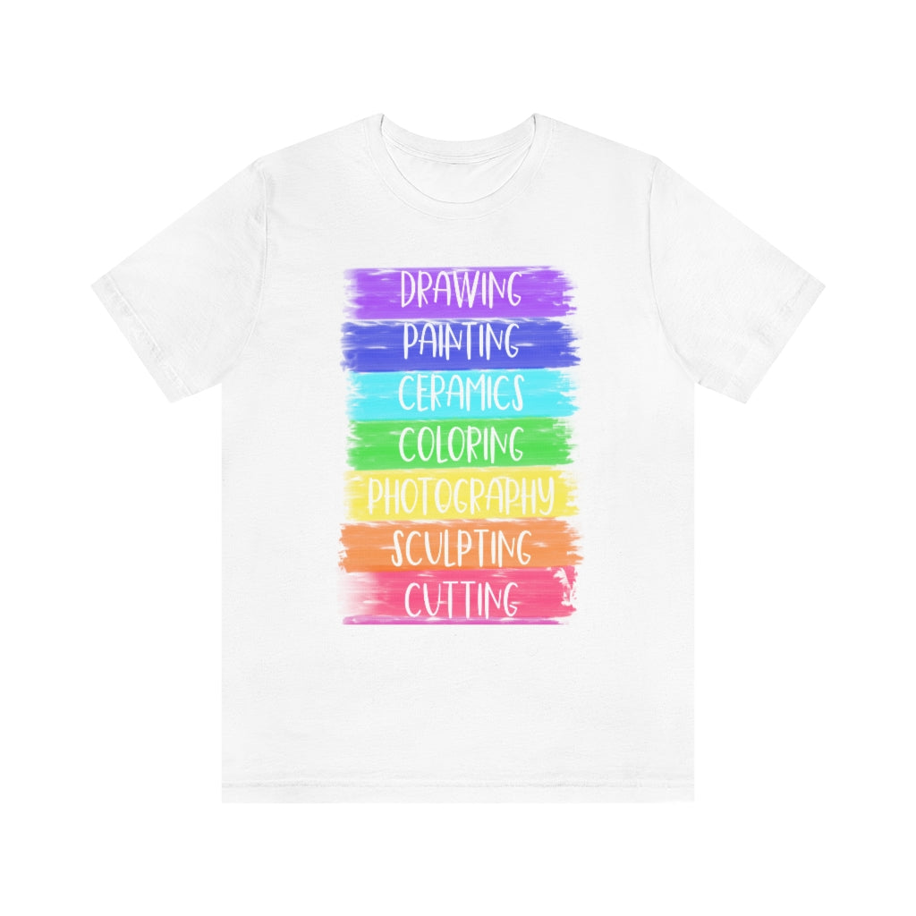 Colorful Painting: Unisex Jersey Short Sleeve Tee