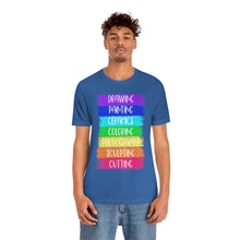 Load image into Gallery viewer, Colorful Painting: Unisex Jersey Short Sleeve Tee
