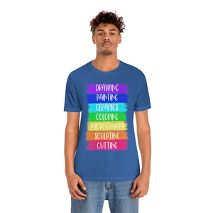Colorful Painting: Unisex Jersey Short Sleeve Tee