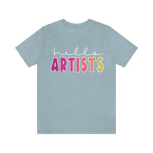 Load image into Gallery viewer, HELLO Artists: Unisex Jersey Short Sleeve Tee
