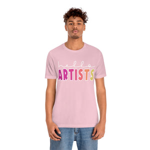 HELLO Artists: Unisex Jersey Short Sleeve Tee
